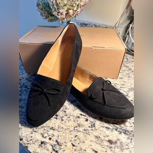 Suede loafers from J Crew.